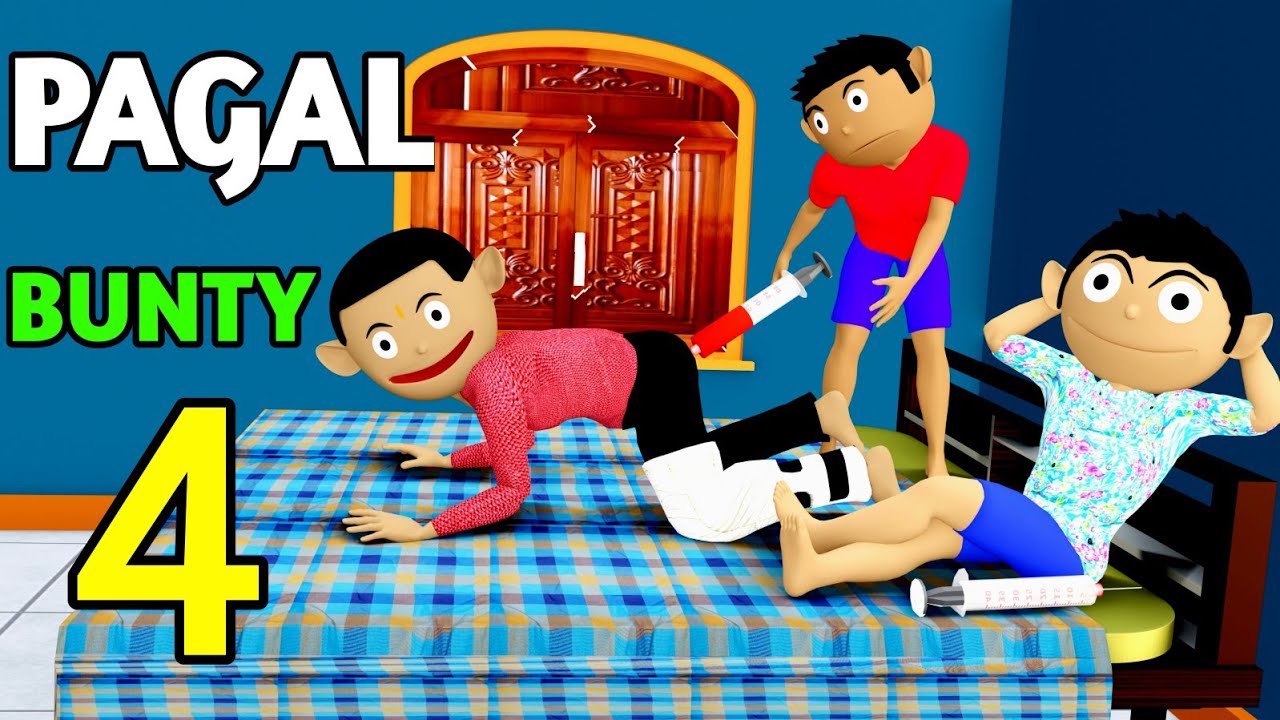 PAGAL BUNTY 4 | Jokes | Desi Comedy Video | CS Bisht Vines | PAAGAL BETA 25 | Jokes | Bittu cartoon