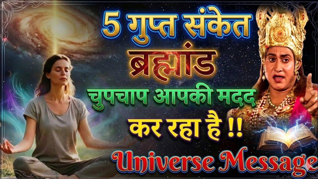 5 गुप्त संकेत कि ब्रह्मांड चुपचाप  आपकी मदद कर रहा है | ईश्वर का इशारा |🙏Universe Message 