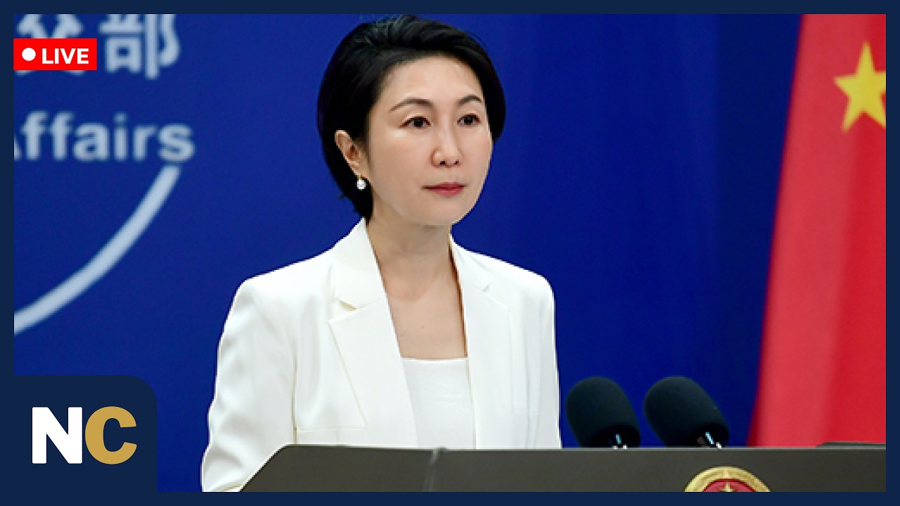 🔴LIVE: China&rsquo;s Foreign Ministry Holds Daily News Conference Amid International Developments | AC1W