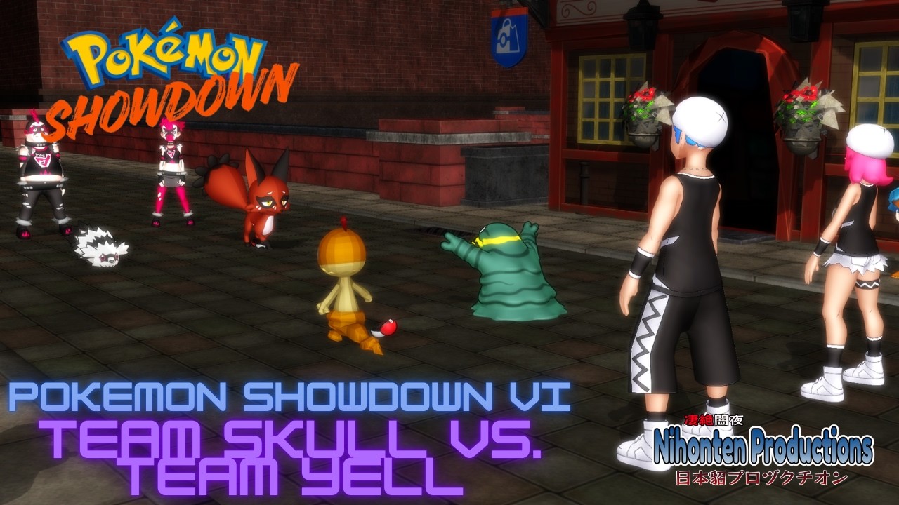 【MMD】Pokemon Showdown - Episode 06 - Intermission 02 - Team Skull Vs. Team Yell I