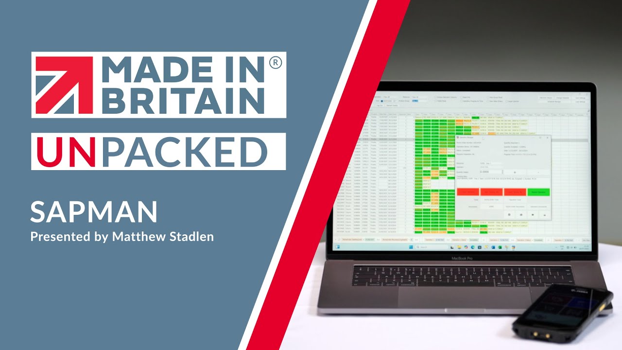 How Sapman helps power British manufacturing | Alastair Fraser, Made in Britain UnPacked