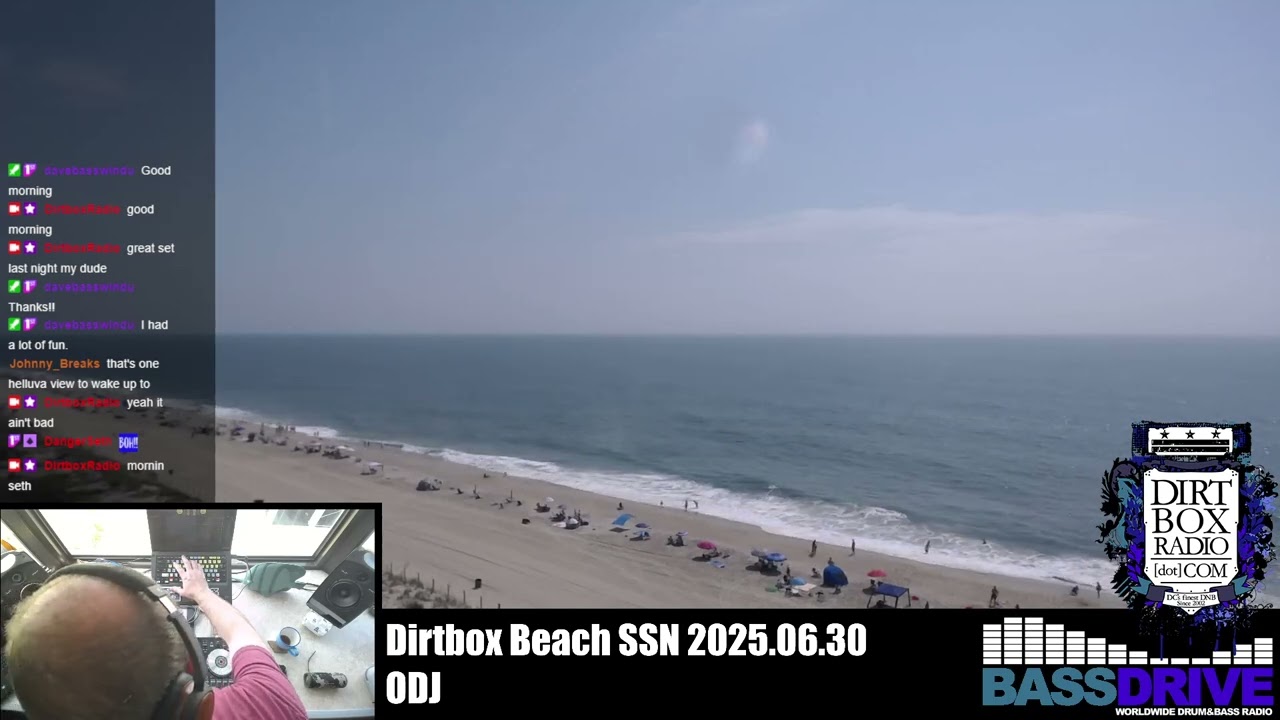 Dirtbox Beach SSN: ODJ - 2025/06/30 - Super Chill Liquid DNB Vibes