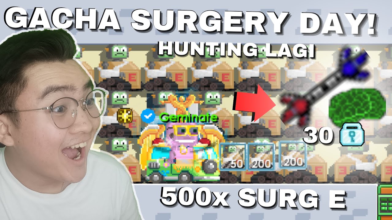 500x GACHA SURGERY DI SURGERY DAY! HUNTING AMBU-LANCE PROFIT | Road to Dr #7 | Growtopia Profit 2024