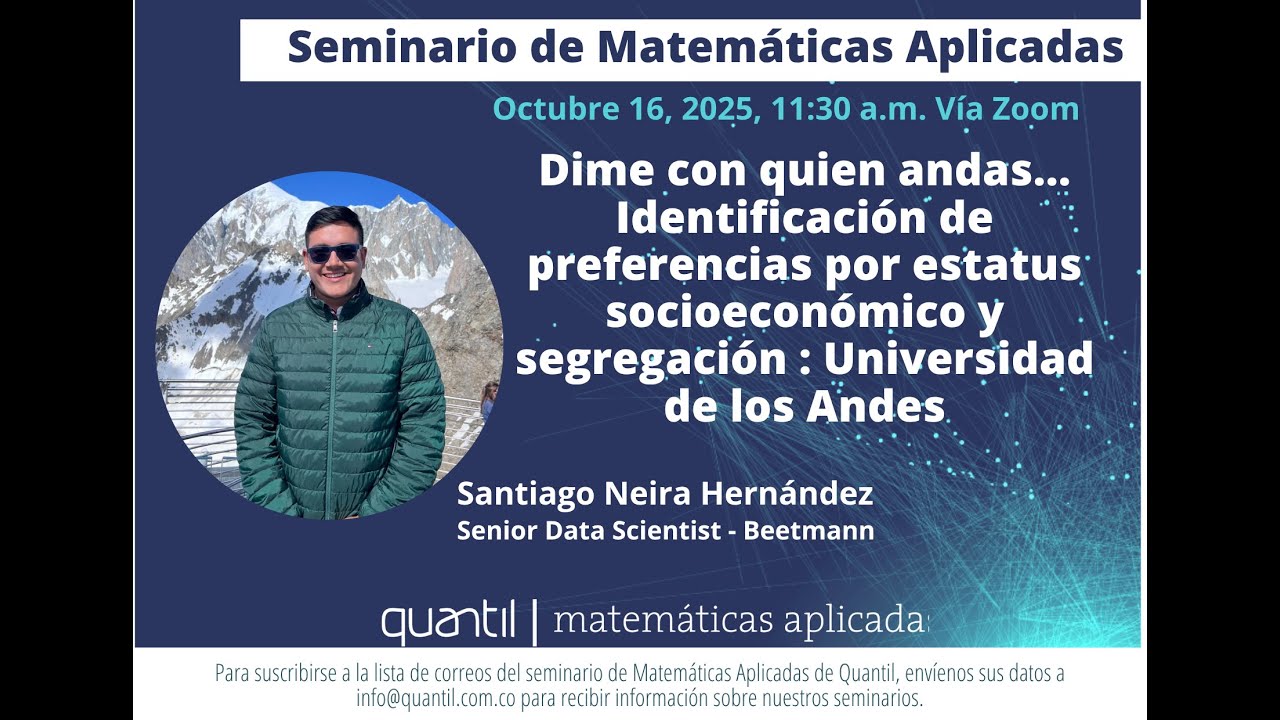 Dime con quien andas... Identificación de preferencias por estatus socioeconómico y segregación