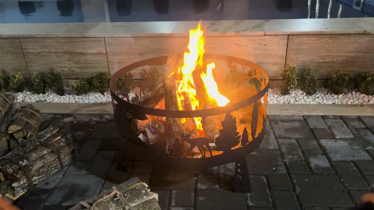 Rahatlatıcı Şömine Ateşi | Doğal Alevler 🔥