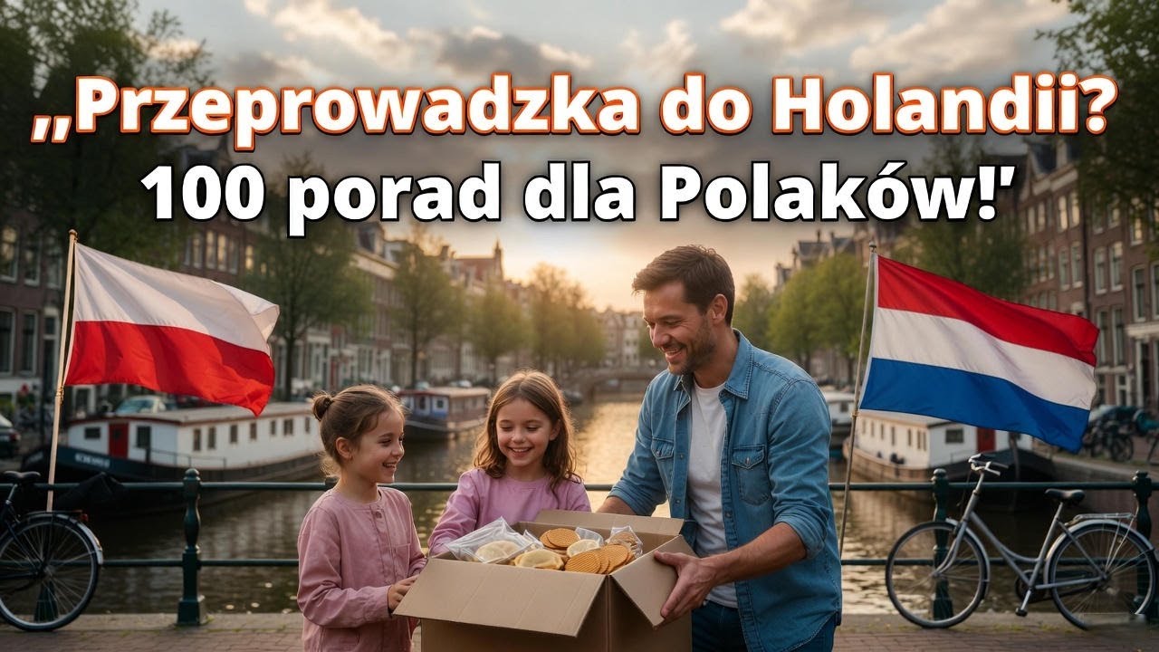 Przeprowadzka do Holandii 2025 – 100 porad, które MUSISZ znać! 🇵🇱🇳🇱
