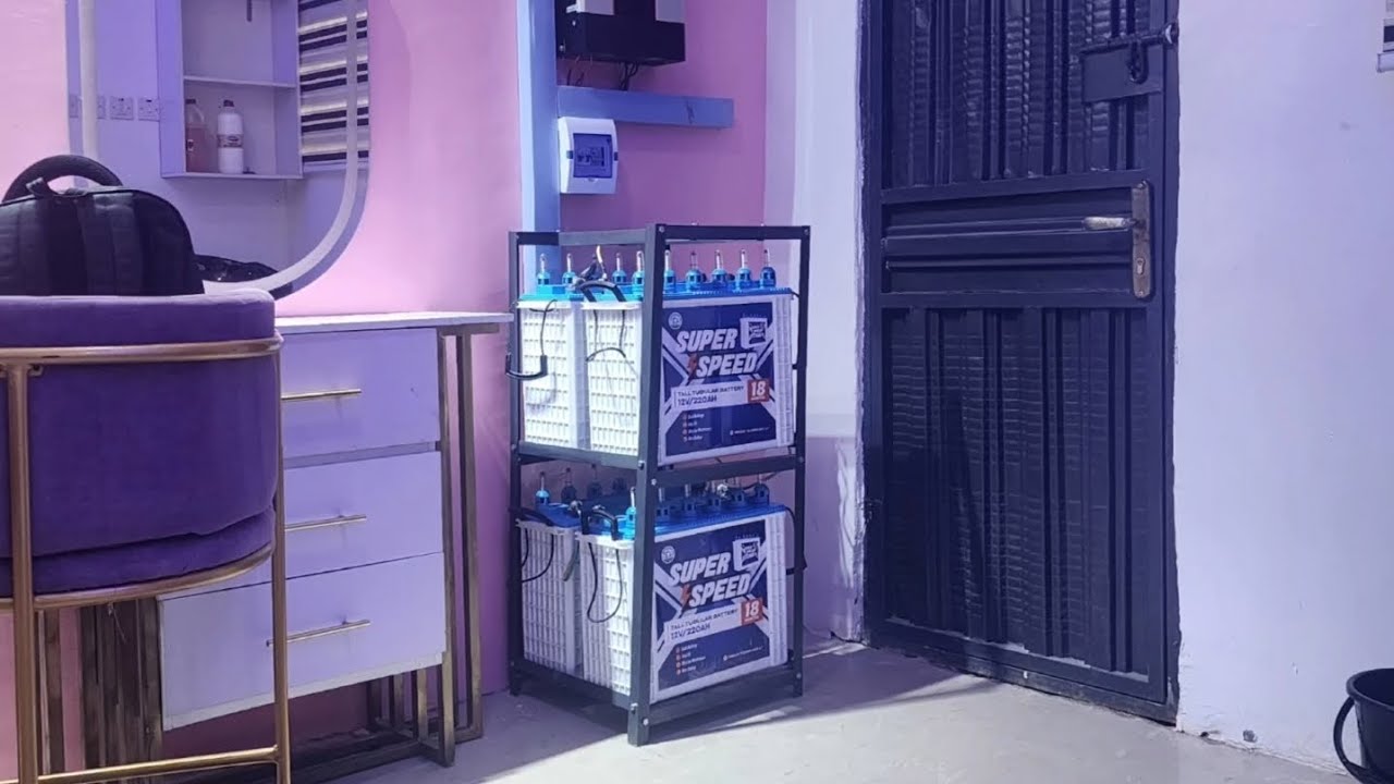 5kva hybrid inverter solar battery installation at ebute ikorudu lagos state Nigeria