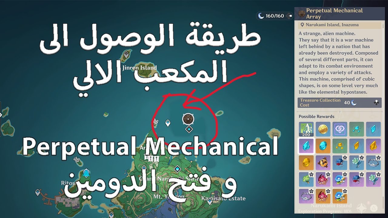 طريقة الوصول الى الدومين و المصفوفة الميكانيكية الدائمة | Perpetual Mechanical Array