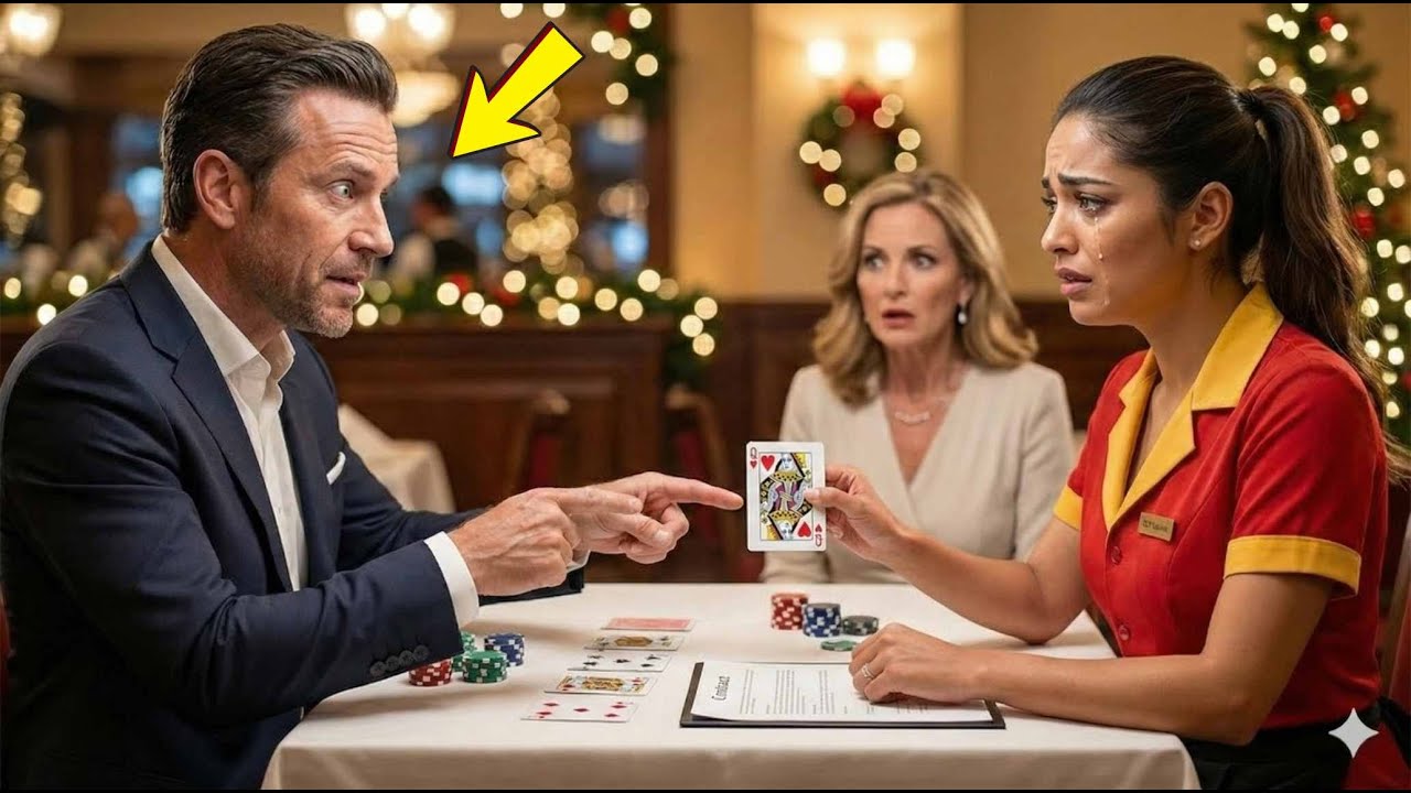 "My Company Is Yours This Christmas If You Beat Me,” Billionaire Said —The Waitress Stunned Everyone