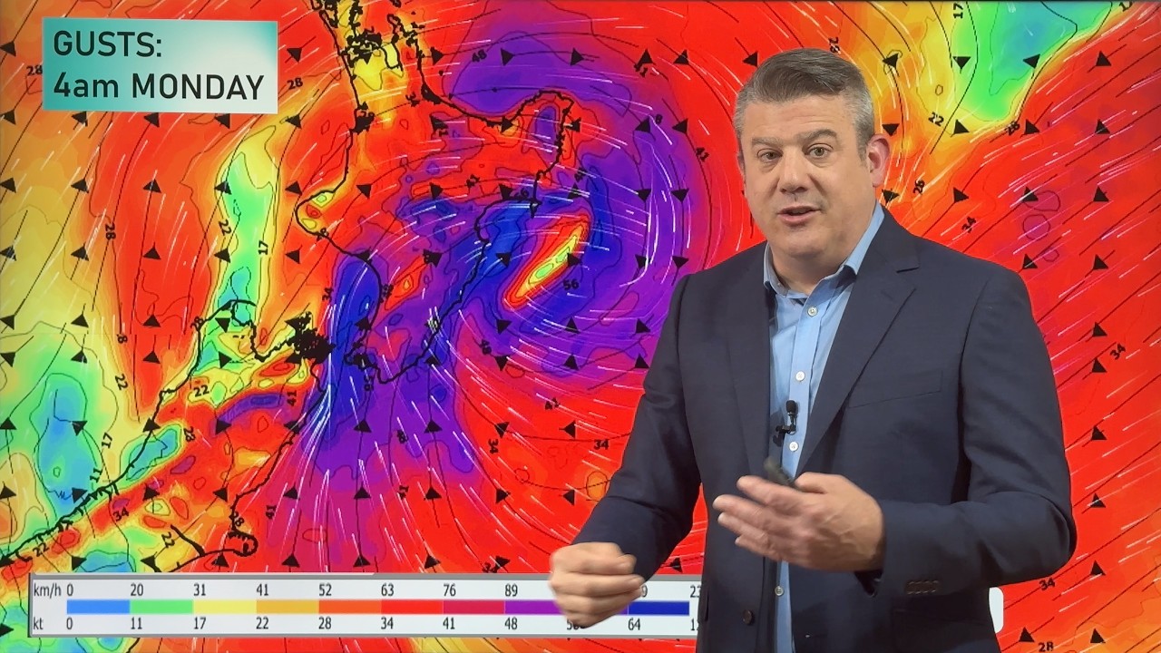 NZ: Eastern NI & central NZ most exposed to severe gales, heavy rain, dangerous seas next few days