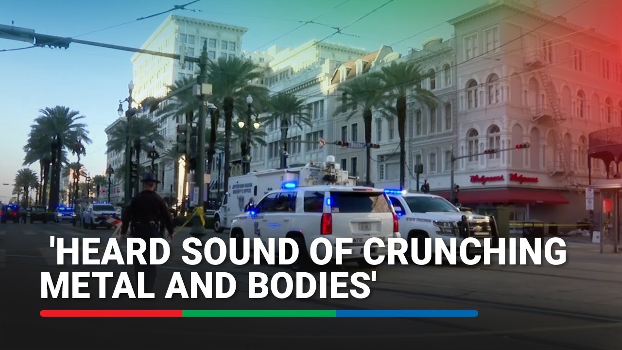 Witnesses recount attack in New Orleans | ABS-CBN News
