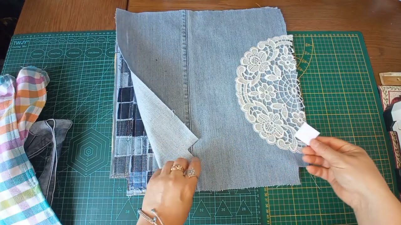 DIY ⭐🔥ВОТ ЭТО УТИЛИЗАЦИЯ ДЖИНСА 😍 НЕОЖИДАННЫЙ ПОВОРОТ ДЛЯ РУЧЕК #diy #sewing #upcycling #bags #art 