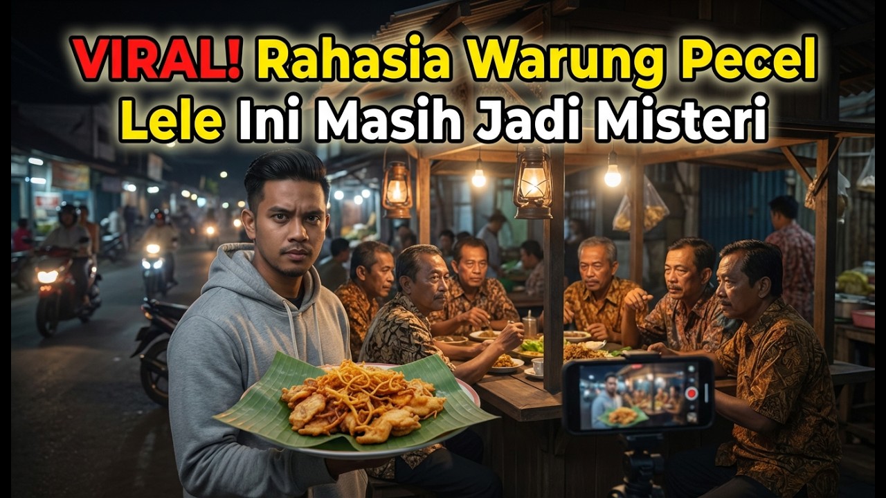 VIRAL! Rahasia Warung Pecel Lele Ini Masih Jadi Misteri