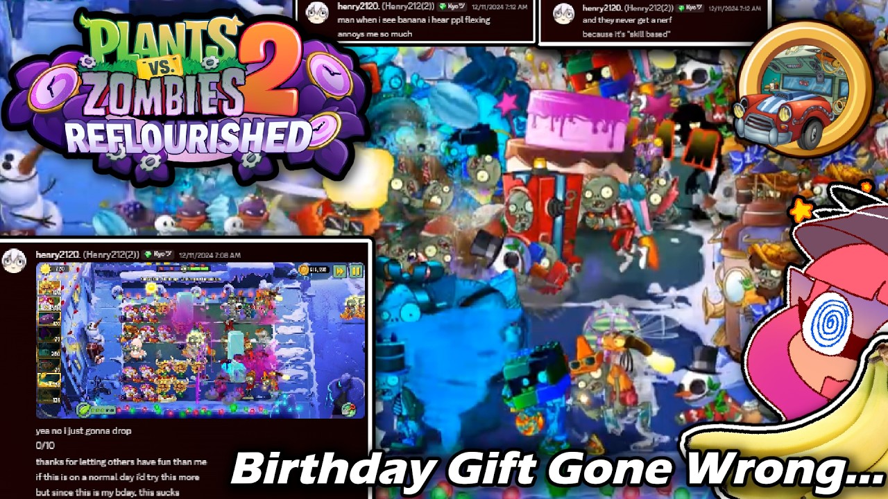 A Birthday Party Gone Wrong... | PvZ2: Reflourished (1.4.1) | Custom Penny's Challenge