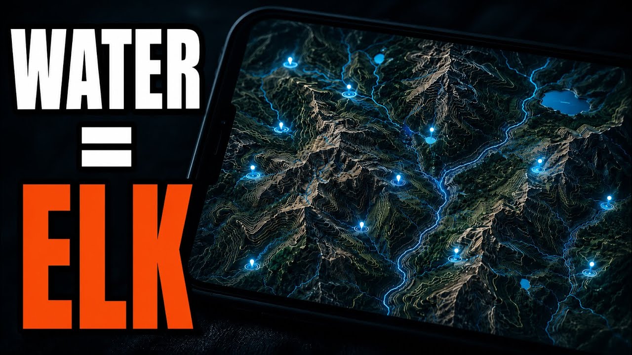 The Best Elk Hunting MAP STRATEGY for finding WATER SOURCES
