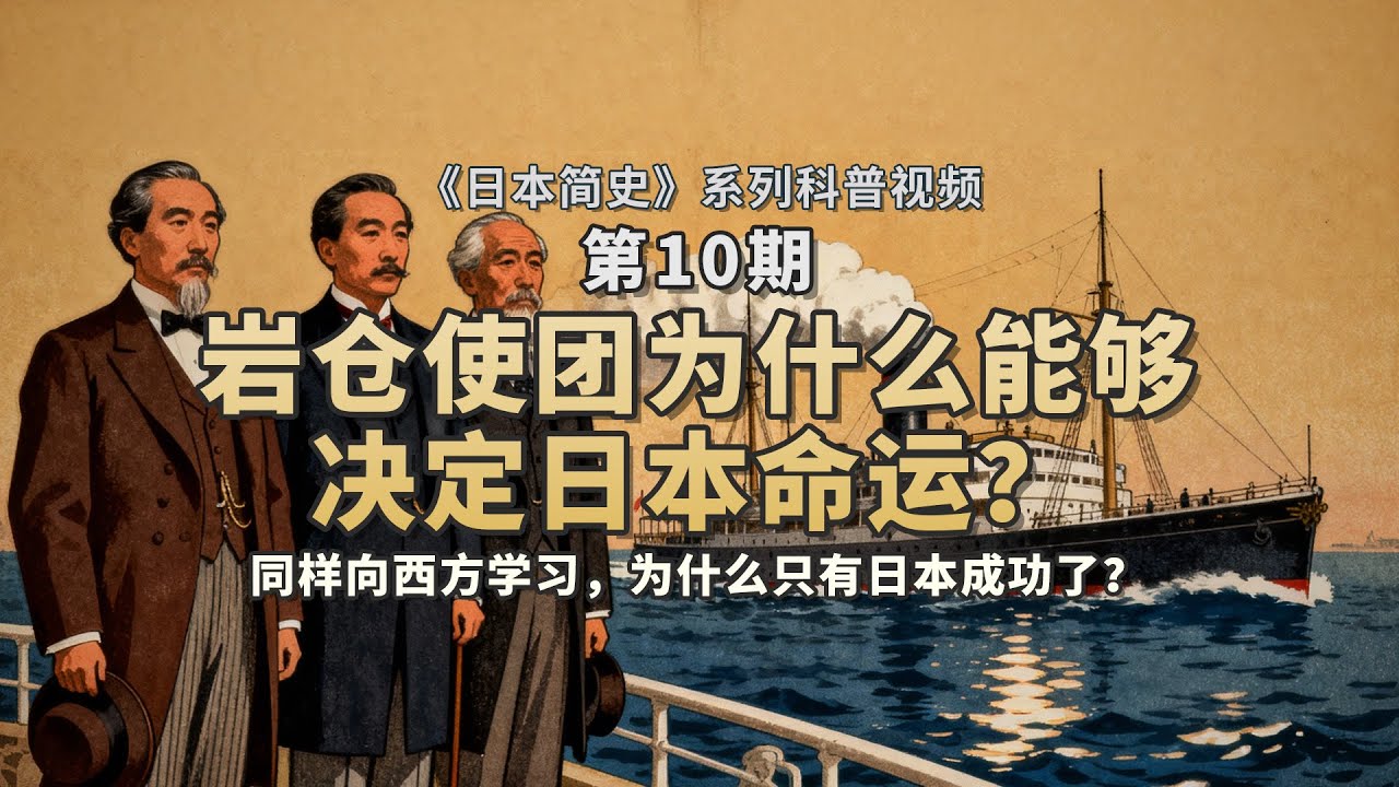 考察：岩仓使团为什么能够决定日本命运？|《日本简史》第10期