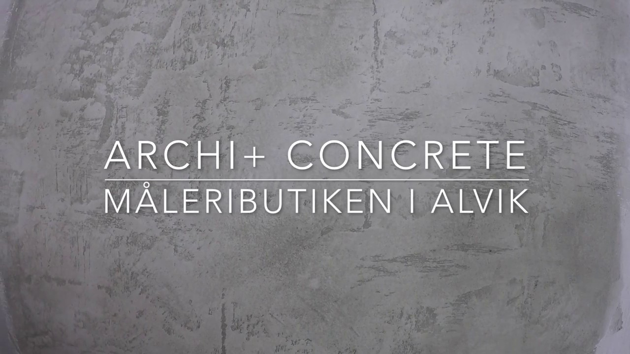 Archi+ Concrete - Måleributiken i Alvik