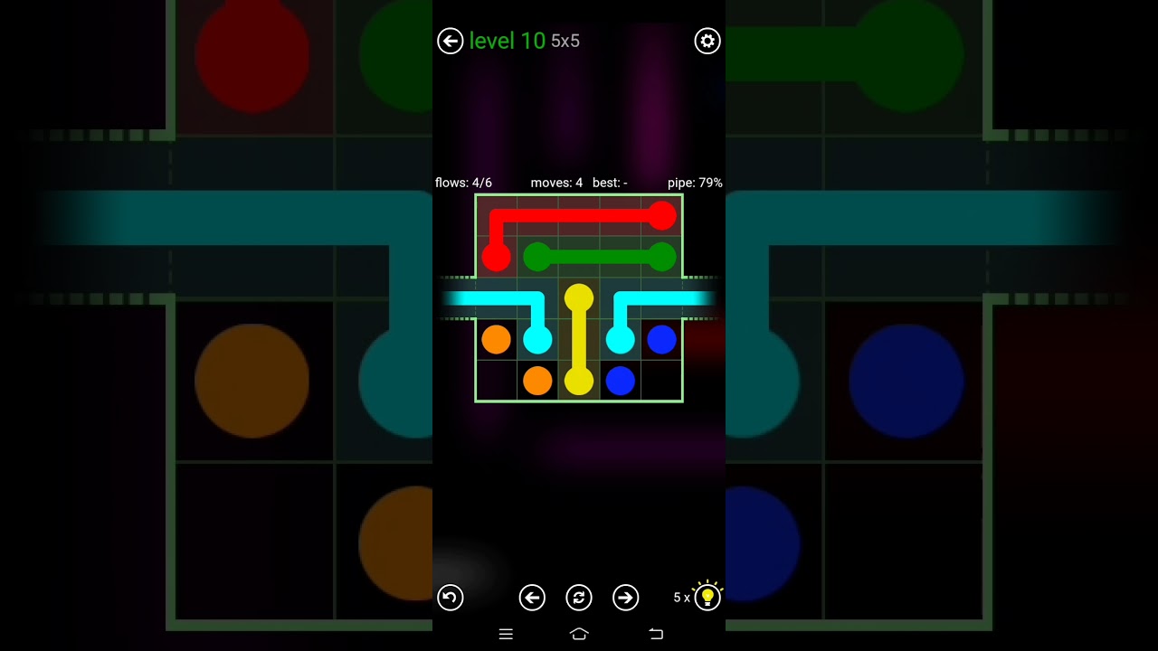 Flow Free Warps Walkthrough Starter Pack 1 Warp Gameplay (Level 10)