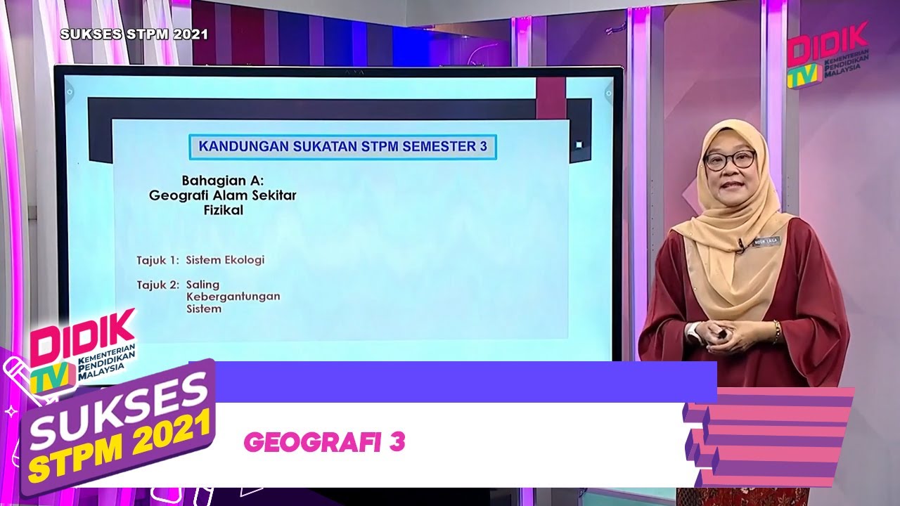 Sukses STPM (2021) | Geografi 3