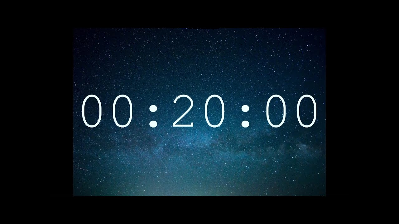 20 minute timer + alien alarm (space version)