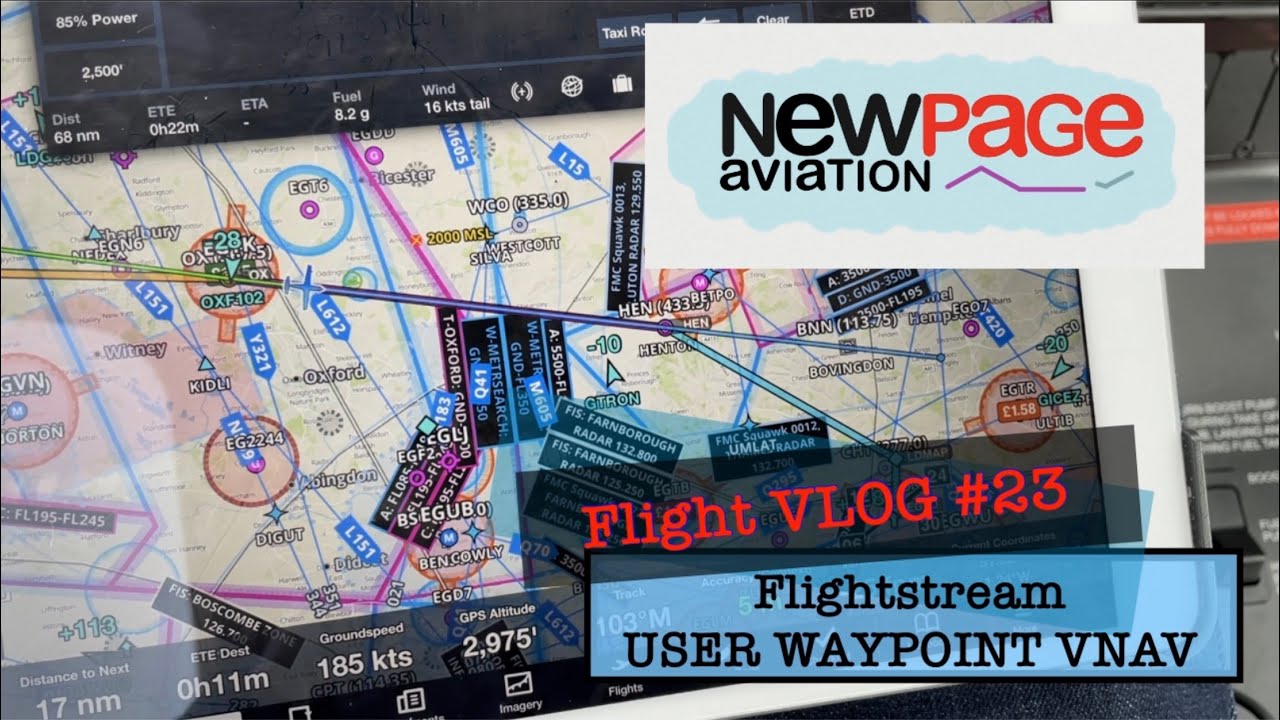 Cirrus SR22T, Foreflight, Flightstream, VNAV profile, Flight VLOG #23
