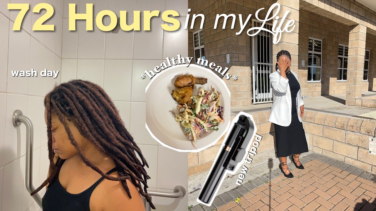 adulting diaries | wash my locs, cook with me, choosing myself over work