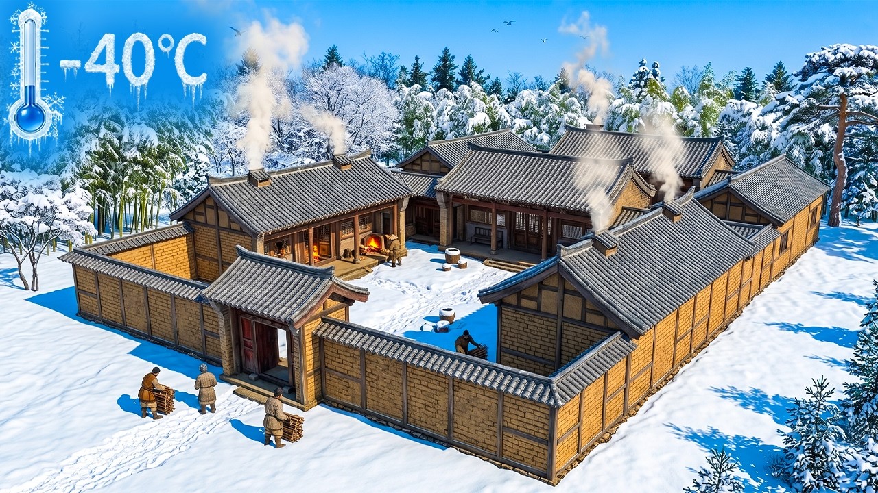 The Ancient Chinese Courtyard House That Survived -40&deg;C Winters Without Modern Technology