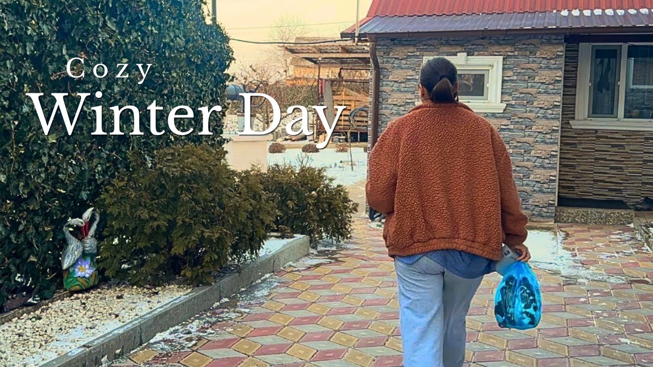 Winter Day in a Moldovan Village | Slow Living Countryside Life