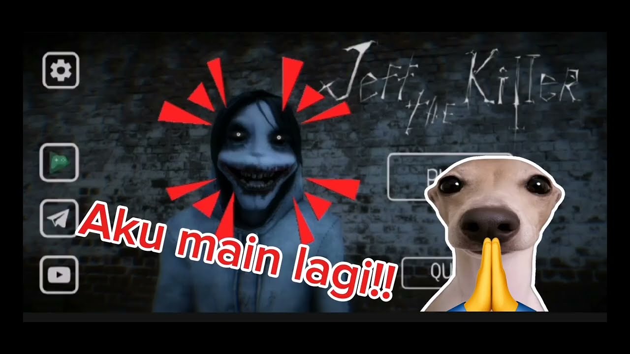 Aku try main game horror Jeff The Killer (lagi sekali)