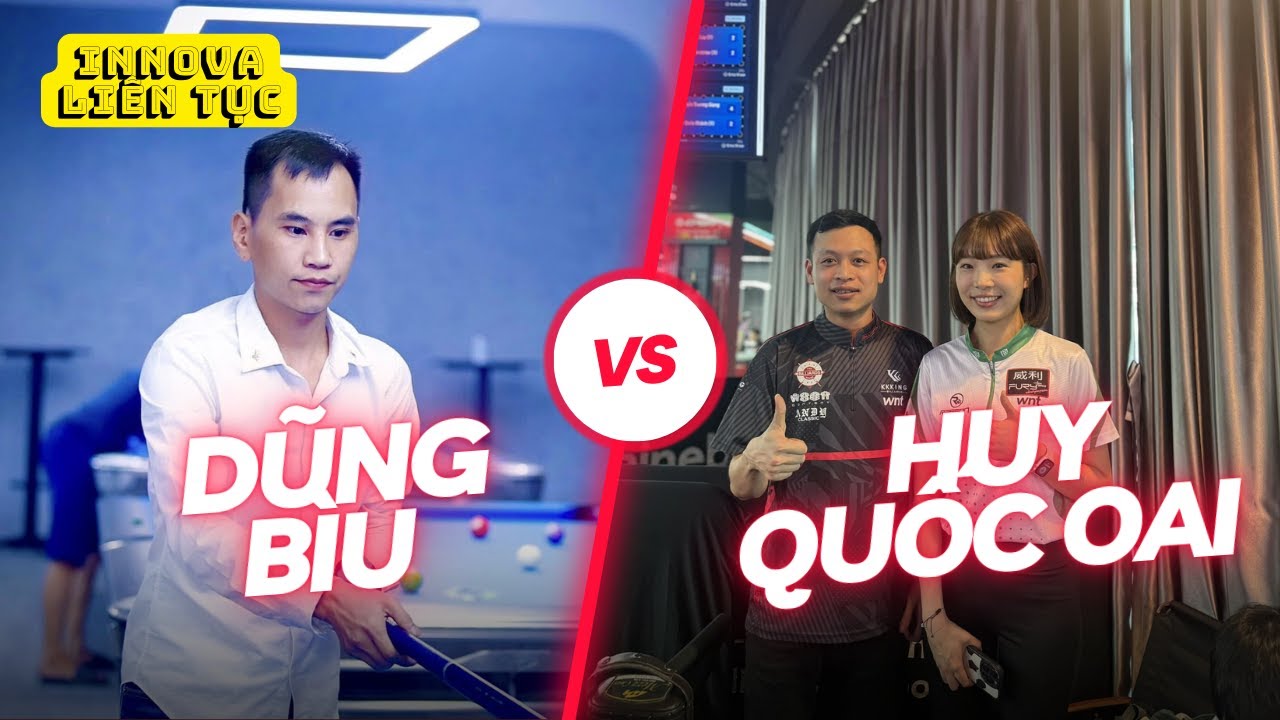 HUY QUỐC OAI vs DŨNG BÌU, 9 bi, 13 chấp 5- Bi-a Phủi Việt Nam #biaphui