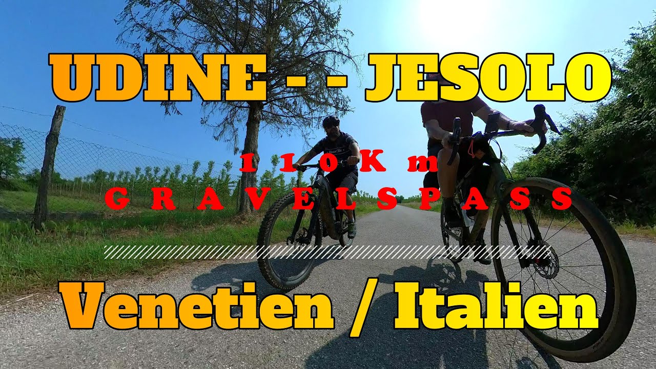 Von Villach nach Jesolo| E-Bike vs Gravelbike | 110 Km Gravelspass in Venetien | Teil 2
