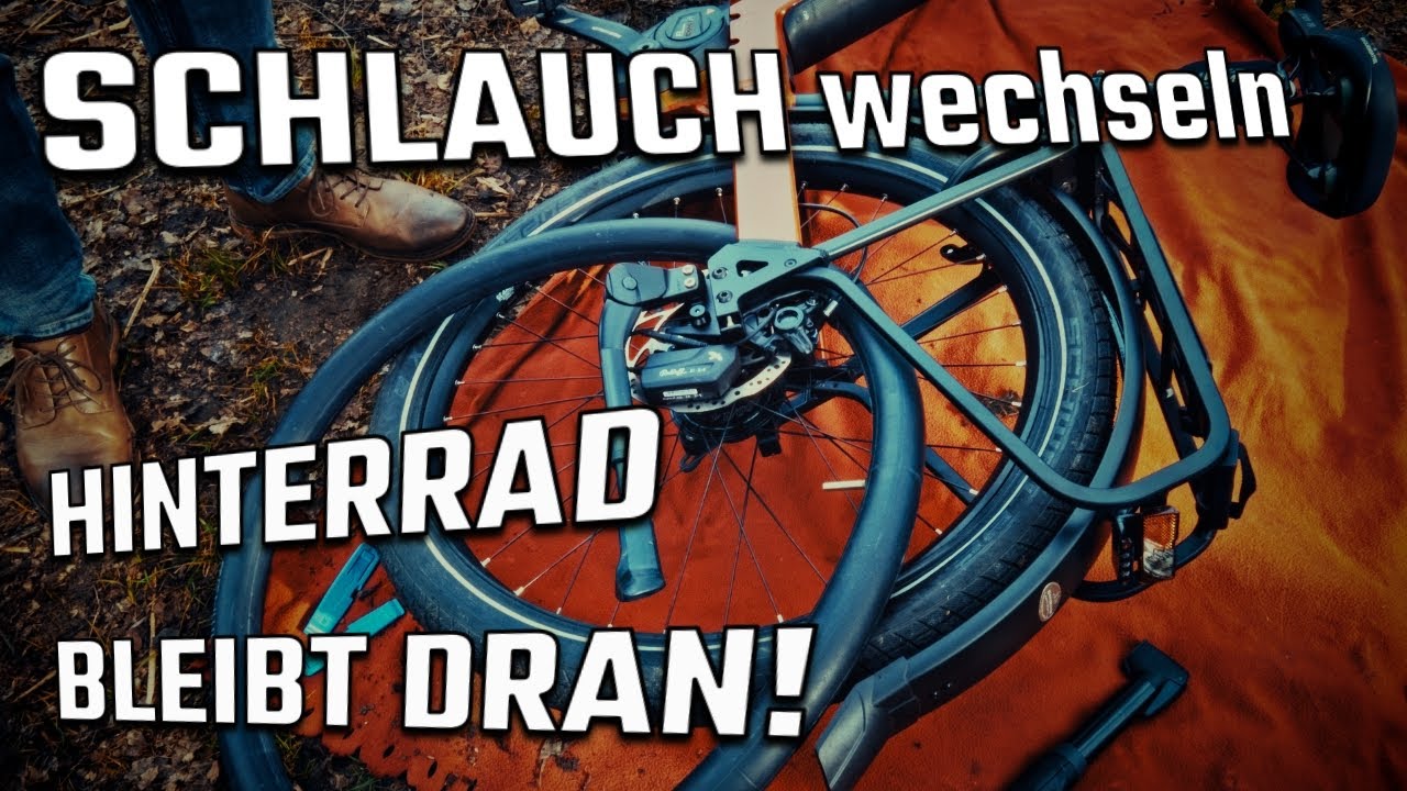 💡 GAADI Fahrradschlauch wechseln – ohne das Hinterrad auszubauen!