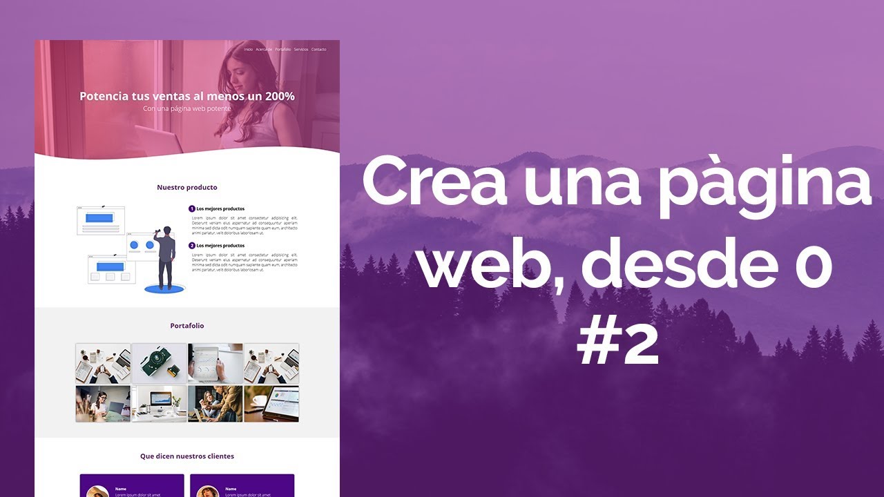 💻 COMO crear una PAGINA WEB en HTML y CSS [PASO A PASO] Adaptable a DISPOSITIVOS MÓVILES #2