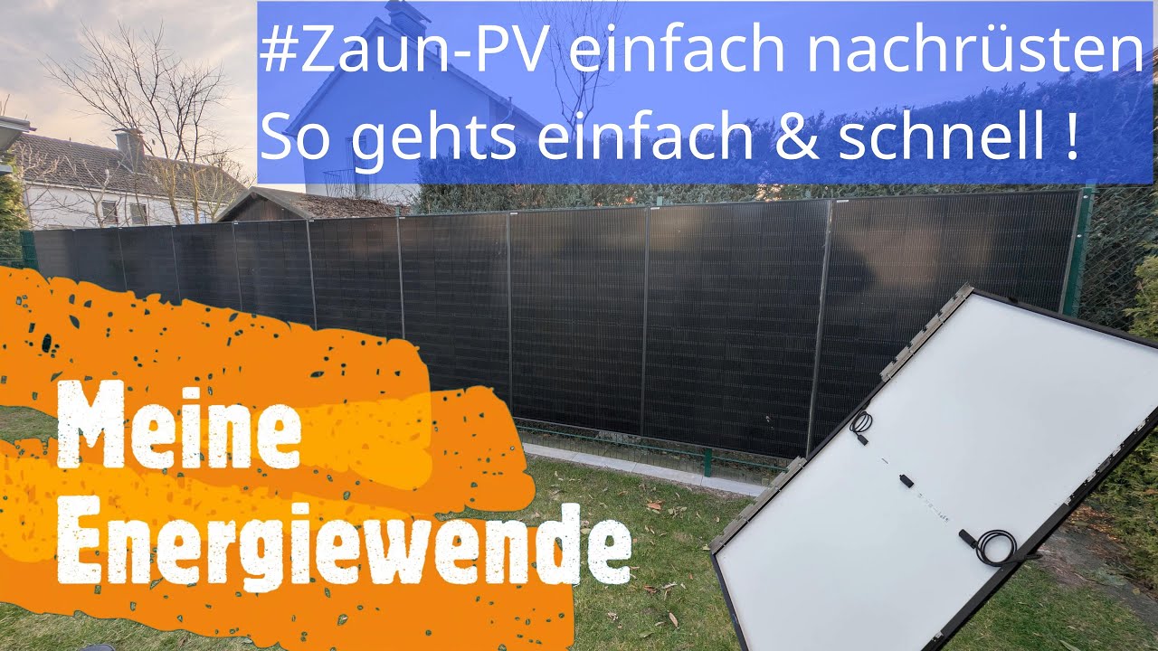 #SOLARZAUN: Erfolgreiche #Energiewende ZUHAUSE