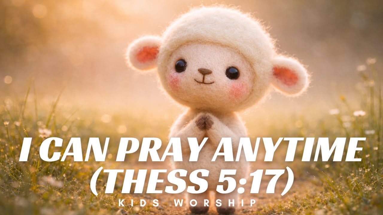 🙏 I Can Pray Anytime | Kids Worship Song | 1 Thess. 5:17 🤍