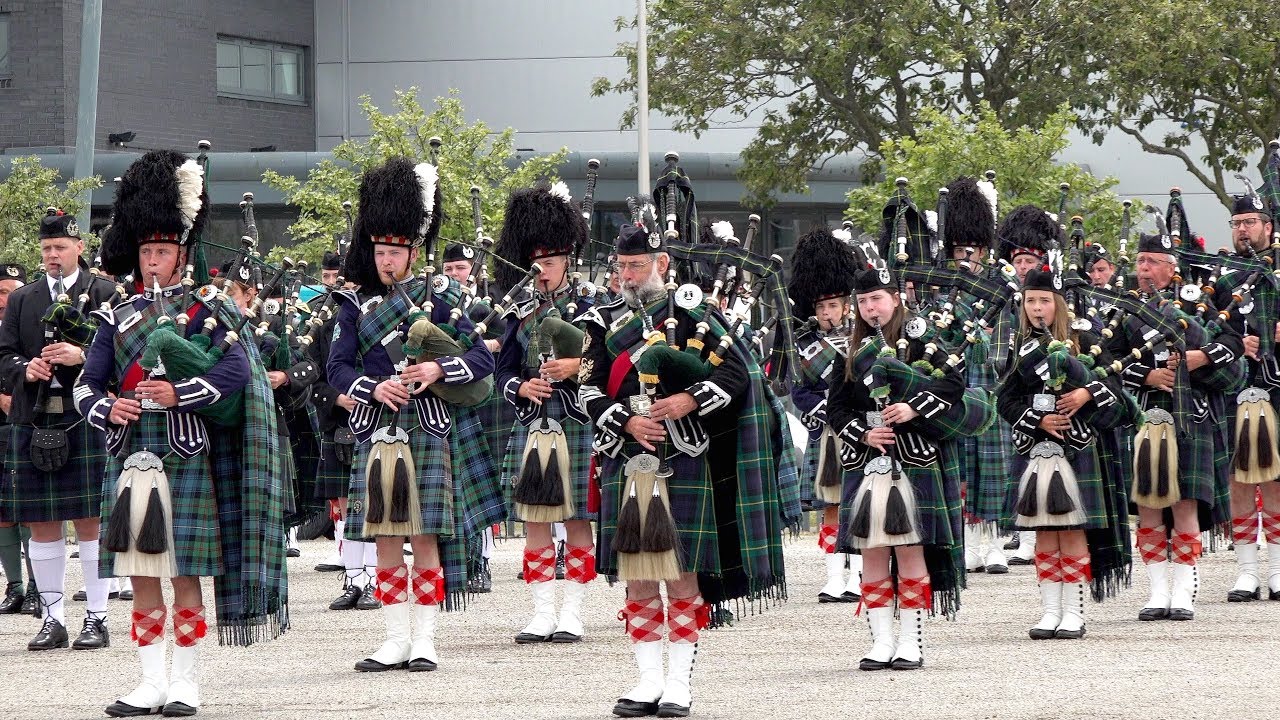 A Scottish Soldier performed by the massed pipe bands at Aberdeen for Armed Forces Day 2019