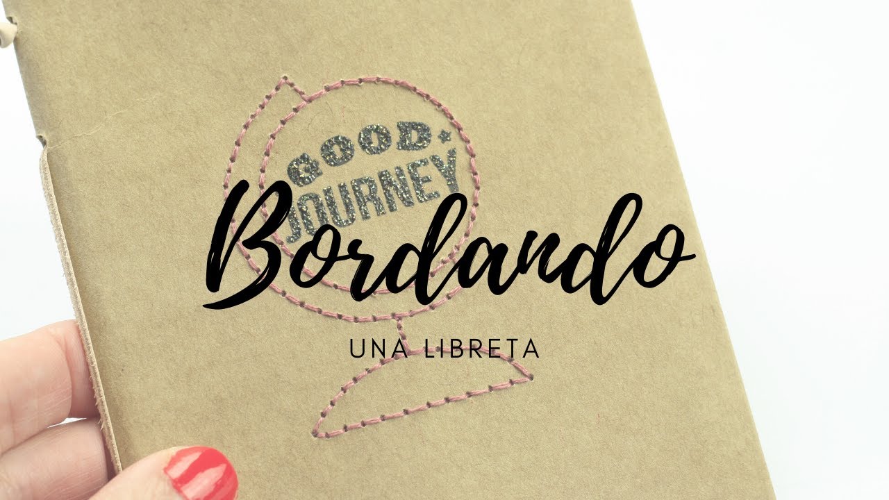 🧵BORDANDO una LIBRETA🧵. Tutorial.
