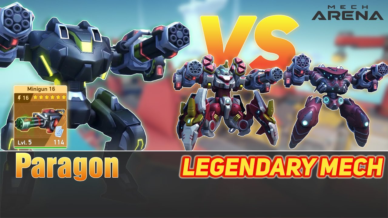 Minigun 16/ Paragon/ Scorpius/ Redox: Don't underestimate | Mech Arena