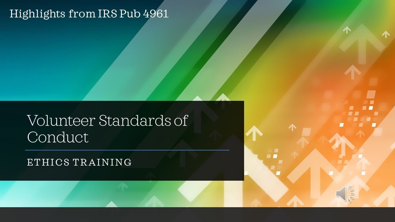 2022 Volunteer Standards of Conduct