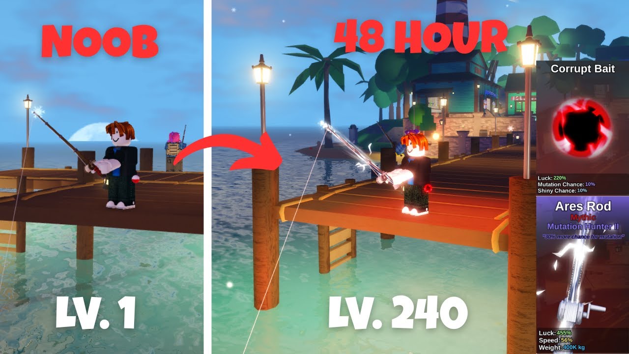 DARI NOOB KE PRO SELAMA 2 HARI DI FISH IT!! ROBLOX
