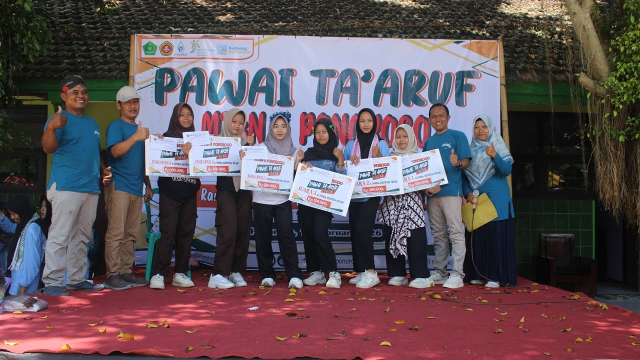 Pawai Ta'aruf  MTsN 5 Ponorogo dalam Rangka Menyambut Bulan Suci Ramadhan 1447 H