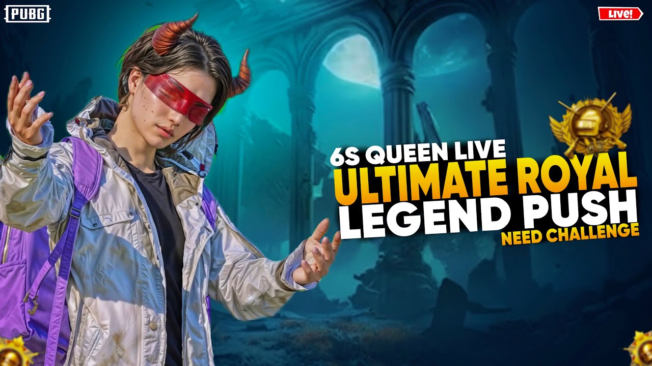 Ultimate Royal Rank Push Road To Legend 🌺❤️‍🔥🙈💥#6squeenlive #pubgmobile