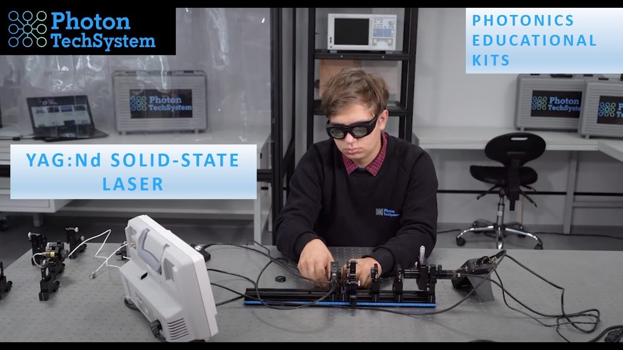 Photonics Educational Kit – Diode-pumped YAG:Nd solid-state laser