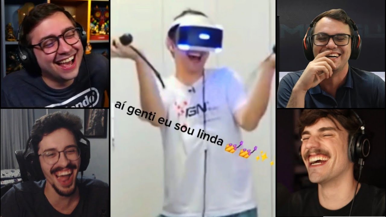 COLEGAS DE NOITADA REAGEM AO TIKTOK DO ALAN DO PASSADO DANÇANDO NO VR KKKKK