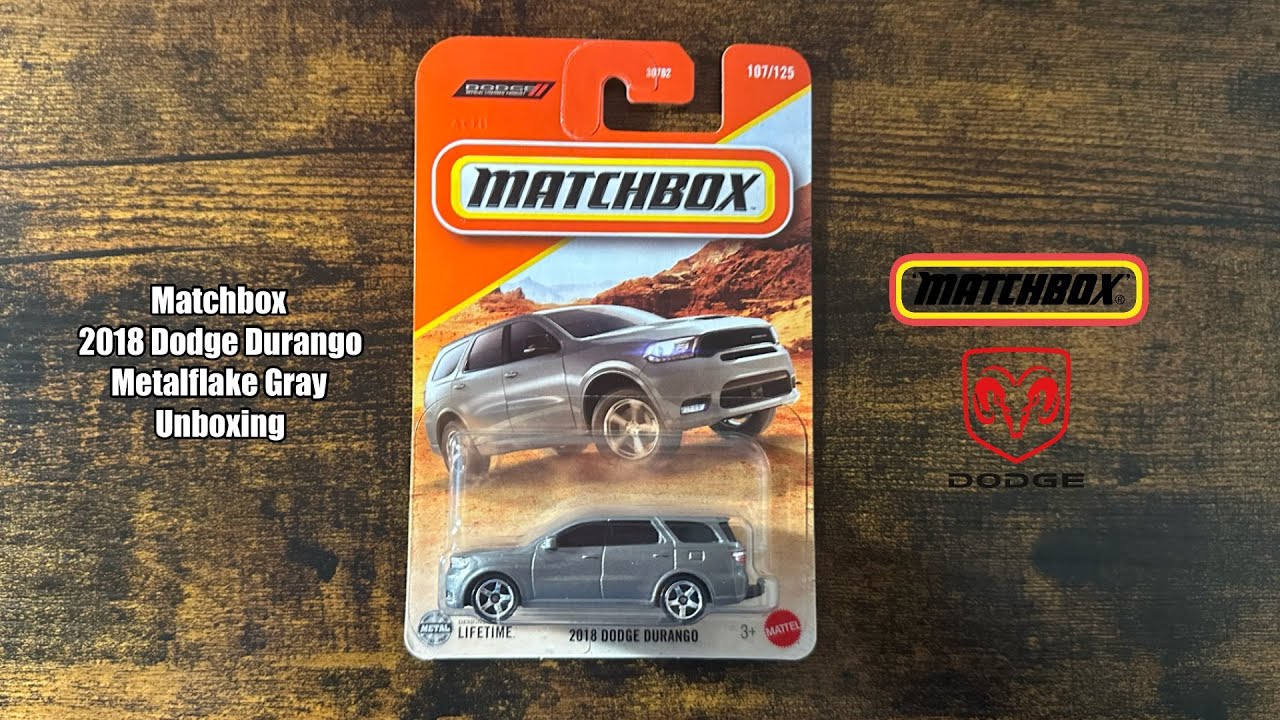 Matchbox 2018 Dodge Durango Metalflake Gray Unboxing