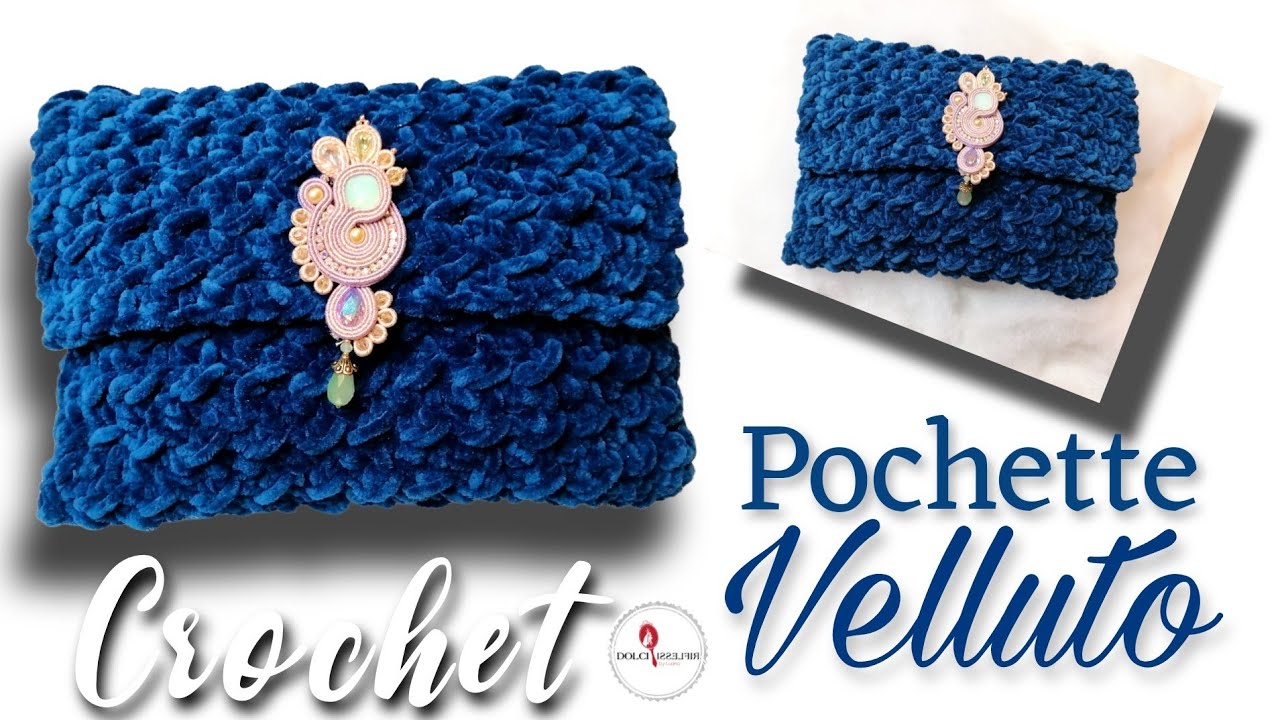 Come creare una pochette all’uncinetto con il punto econocciolina in modo semplice