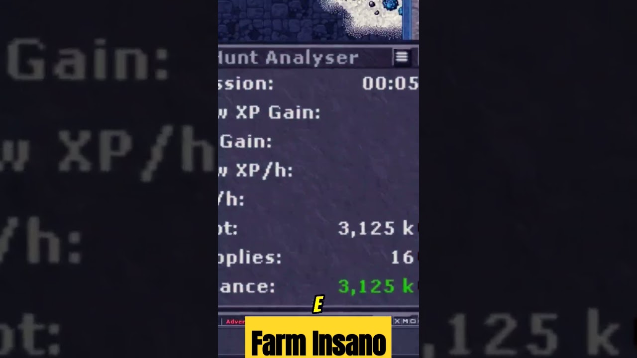 Farm de Qualidade sempre acima da m&eacute;dia!#tibia #tibiawolrd #tibiaglobal #tibiagame #gameplay #shorts