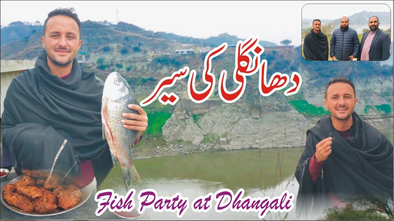 Dhangali Bridge River || Dhangali Dadyal Azad Kashmir || Fish Party🐟