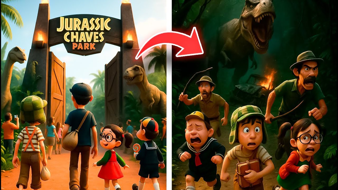El CHAVO en el PARQUE de los DINOSAURIOS... – Compilación Completa! #4