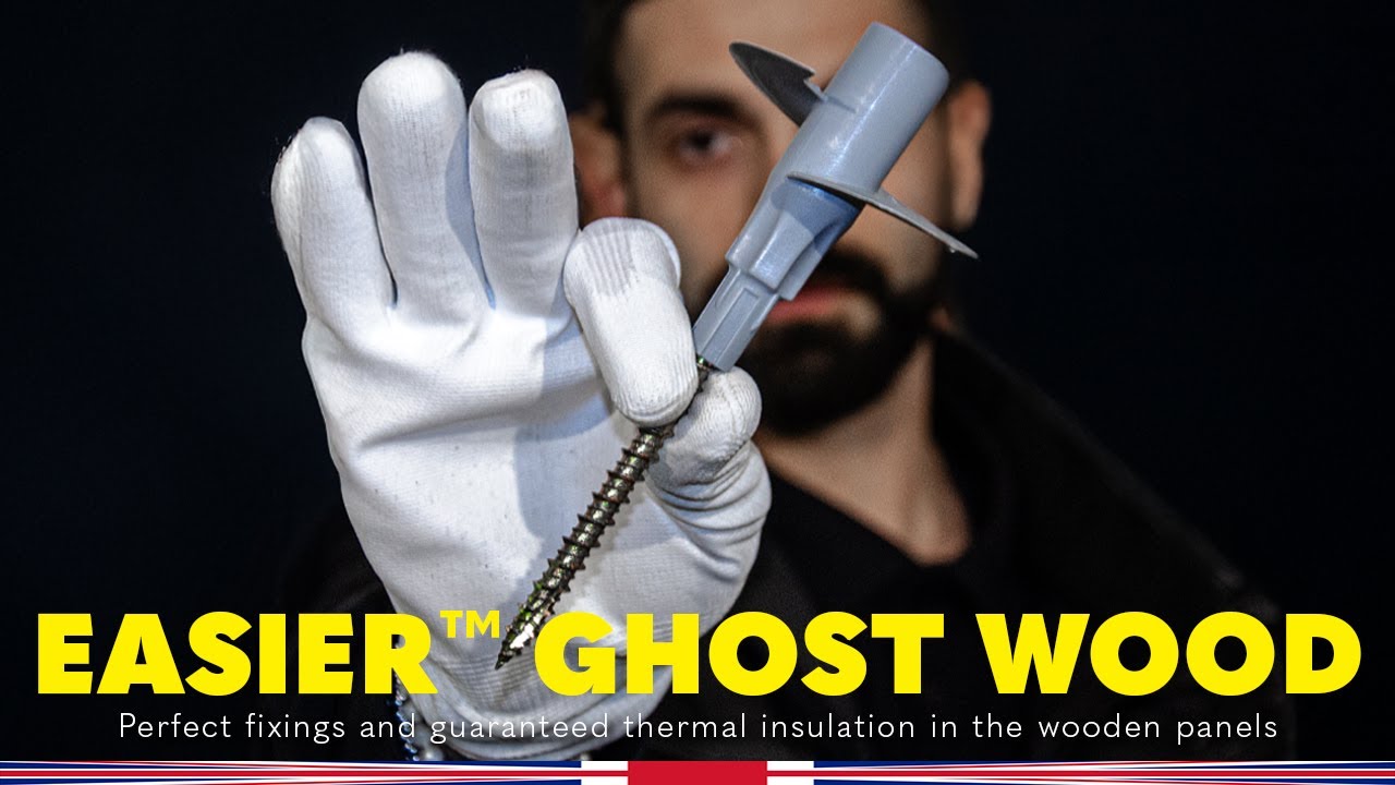 Akifix® - EASIER™ GHOST WOOD для крепления изоляционных материалов на деревянных опорах - ENG
